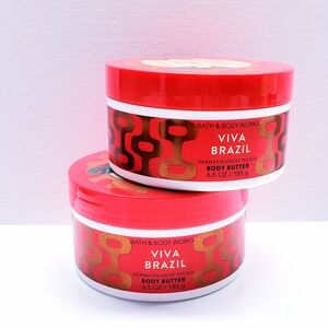 Bath & Body Works VIVA BRAZIL Body Butter, 6.5 oz/185g (2 pcs)